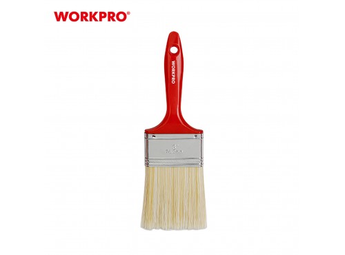 ΠΙΝΕΛΑ WORKPRO KOKKINA 3" (75mm) ΠΛΑΣΤΙΚΗ ΛΑΒΗ WP325005