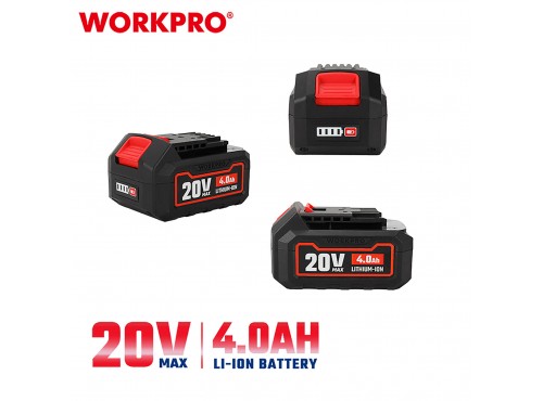 ΜΠΑΤΑΡΙΑ 20V-Li 4.0Ah WP395002 WORKPRO (PROFI)