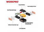 ΜΠΑΤΑΡΙΑ 20V-Li 4.0Ah WP395002 WORKPRO (PROFI)