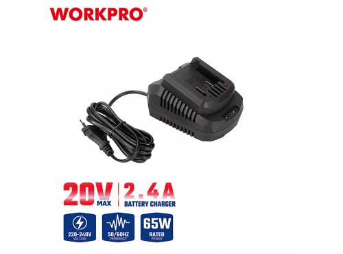 ΤΑΧΥΦΟΡΤΙΣΤΗΣ 20V-Li 2,4A WP396000 WORKPRO (PROFI)