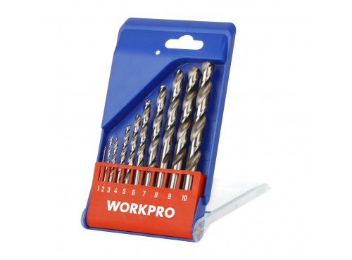 ΤΡΥΠΑΝΙΑ ΑΕΡΟΣ ΣΕΤ 10τμχ HSS-4341 WP400462 WORKPRO (PROFI) (ΚΑΡΤΕΛΑ)