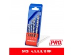 ΤΡΥΠΑΝΙΑ ΔΙΑΜΑΝΤΙ ΣΕΤ 5τμχ WP401070 WORKPRO (PROFI) (ΚΑΡΤΕΛΑ)