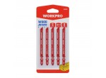 ΛΑΜΑ ΣΕΓΑΣ ΞΥΛΟΥ 100mm BOSCH (ΣΕΤ 5τμχ) 8TPI WP404001 WORKPRO (PROFI) (ΚΑΡΤΕΛΑ)