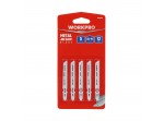 ΛΑΜΑ ΣΕΓΑΣ ΜΕΤΑΛΛΟΥ 75mm BOSCH (ΣΕΤ 5τμχ) WP404042 WORKPRO (PROFI) (ΚΑΡΤΕΛΑ)