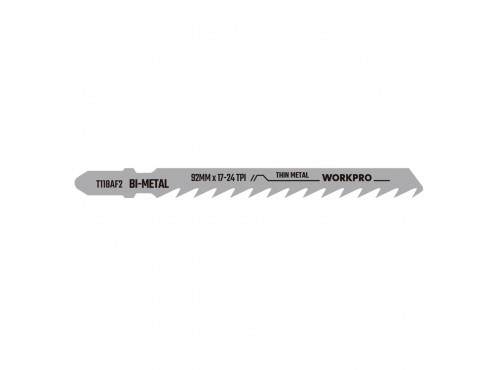 ΛΑΜΑ ΣΕΓΑΣ ΜΕΤΑΛΛΟΥ 92mm BOSCH (ΣΕΤ 5τμχ) WP404043 WORKPRO (PROFI) (ΚΑΡΤΕΛΑ)