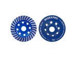 ΔΙΣΚΟΙ ΔΙΑΜΑΝΤΙ ΛΕΙΑΝΣΗΣ 125 mm TURBO WP405222 WORKPRO (PROFI) (ΚΑΡΤΕΛΑ)