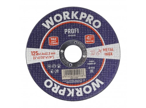 ΤΡΟΧΟΙ ΚΟΠΗΣ INOX (PROFI) Φ230x1,8x22,2mm WP406399 WORKPRO