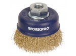 ΣΥΡΜΑΤΟΒΟΥΡΤΣΑ ΚΟΥΠΑΣ ΤΡΟΧΟΥ 75mm WP407022 WORKPRO (ΚΑΡΤΕΛΑ)