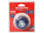 ΣΥΡΜΑΤΟΒΟΥΡΤΣΑ ΚΟΥΠΑΣ ΤΡΟΧΟΥ 75mm WP407022 WORKPRO (ΚΑΡΤΕΛΑ)