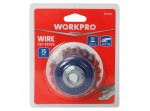 ΣΥΡΜΑΤΟΒΟΥΡΤΣΑ ΚΟΥΠΑΣ ΠΛΕΞΟΥΔΑ 75x22mm (M14) WP407042 WORKPRO (PROFI) (ΚΑΡΤΕΛΑ)