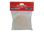 ΓΟΥΝΑ ΓΥΑΛΙΣΜΑΤΟΣ 125mm ΑΠΛΗ ΜΕ ΚΟΡΔΟΝΙ WP407450 WORKPRO (ΚΑΡΤΕΛΑ)