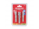 ΚΑΡΥΔΑΚΙ ΑΝΤΑΠΤΟΡΑΣ SDS PLUS ΣΕΤ 3τμχ(1/4", 3/8", 1/2")WP408251 WORKPRO (PROFI)(ΚΑΡΤΕΛΑ)