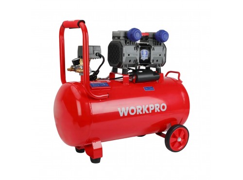 ΑΕΡΟΣΥΜΠΙΕΣΤΗΣ 40L 1350W ΕΠΑΓΓΕΛΜΑΤΙΚΟΣ (ΧΑΜΗΛΟΥ ΘΟΡΥΒΟΥ) WP425002 WORKPRO (PROFI)