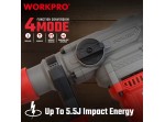 ΣΚΑΠΤΙΚΟ ΠΕΡΙΣΤΡΟΦΙΚΟ ΠΙΣΤΟΛΕΤΟ 1500W SDS PLUS WP470401CE WORKPRO (PROFI)