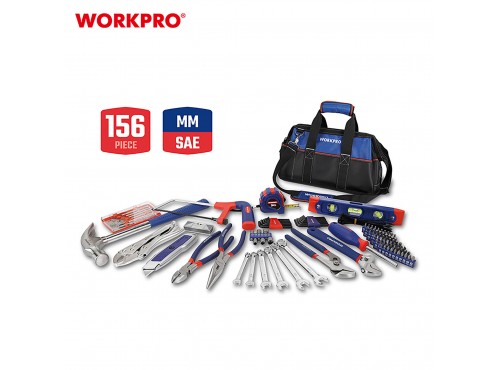 ΣΕΤ ΕΡΓΑΛΕΙΩΝ ΧΕΙΡΟΣ 156 τμχ WP209010 WORKPRO (ΣΕ ΣΑΚΙΔΙΟ)