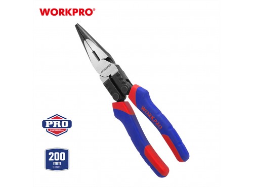ΜΥΤΟΤΣΙΜΠΙΔΟ ΜΑΚΡΥ SUPER ΔΙΠΛΟΥ ΜΟΧΛΟΥ 200mm(8") WP231088 WORKPRO (PROFI) (ΚΑΡΤΕΛΑ)