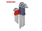 ΚΛΕΙΔΙΑ TORX ΣΕΤ 9 τμχ ΚΟΝΤΑ WP222002 WORKPRO (PROFI) (ΚΑΡΤΕΛΑ)
