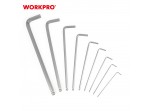 ΑΛΛΕΝ ΚΛΕΙΔΙΑ ΜΠΙΛΙΑΣ ΜΑΚΡΥΑ ΣΕΤ 9 τμχ WP222007 WORKPRO (PROFI) (ΚΑΡΤΕΛΑ)