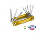 ΚΛΕΙΔΙΑ TORX ΣΕΤ 8τμχ -ΣΟΥΓΙΑΣ- WP222025 WORKPRO (PROFI)