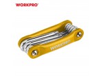 ΚΛΕΙΔΙΑ TORX ΣΕΤ 8τμχ -ΣΟΥΓΙΑΣ- WP222025 WORKPRO (PROFI)