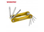 ΚΛΕΙΔΙΑ TORX ΣΕΤ 8τμχ -ΣΟΥΓΙΑΣ- WP222025 WORKPRO (PROFI)