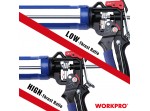 ΠΙΣΤΟΛΙ ΣΙΛΙΚΟΝΗΣ ΒΑΡΕΩΣ ΤΥΠΟΥ 230mm(9") ΜΕ ΣΤΟΠ WP224001 WORKPRO (PROFI)