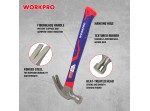 ΣΑΜΟΥΤΣΑ 450 gr FIBERGLASS ΛΑΒΗ WP241011 WORKPRO (PROFI)