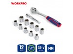 ΚΑΡΥΔΑΚΙΑ 1/2" ΣΕΤ 12τμχ WP202586 WORKPRO