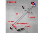 ΘΑΜΝΟΚΟΠΤΙΚΟ ΒΕΝΖΙΝΟΚΙΝΗΤΟ 52cc WP424007 WORKPRO (PROFI)