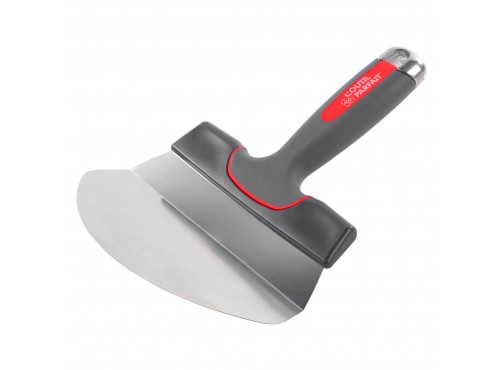 ΣΠΑΤΟΥΛΑ ΟΒΑΛ INOX 19cm ΚΥΡΤΗ ΛΑΜΑ 45 ΜΟΙΡΩΝ 2599019 ΠΛΑΣΤΙΚΗ ΛΑΒΗ L'OUTIL