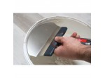 ΣΠΑΤΟΥΛΑ ΟΒΑΛ INOX 19cm ΚΥΡΤΗ ΛΑΜΑ 45 ΜΟΙΡΩΝ 2599019 ΠΛΑΣΤΙΚΗ ΛΑΒΗ L'OUTIL