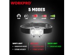 ΦΑΚΟΣ ΚΕΦΑΛΗΣ LED (AAA) 300Lm 100m WP353001 WORKPRO