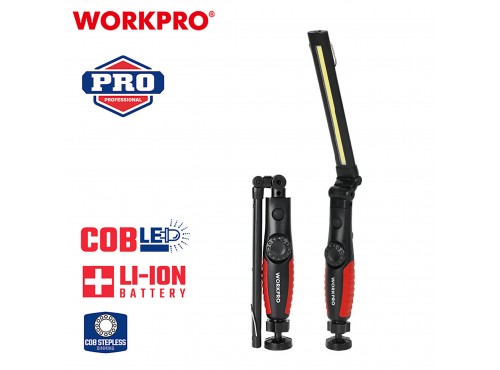 ΦΑΚΟΣ ΕΠΑΝΑΦΟΡΤΙΖΟΜΕΝΟΣ LED (18650,2000mAH) 400Lm 40m WP352003 WORKPRO
