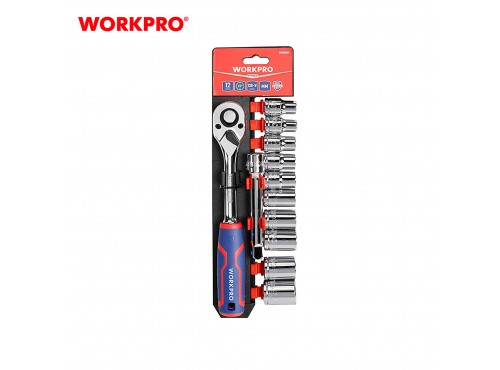 ΚΑΡΥΔΑΚΙΑ 1/2" ΣΕΤ 12τμχ WP202558 WORKPRO (PROFI) (ΣΕ ΘΗΚΗ)