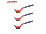 ΣΥΡΜΑΤΟΒΟΥΡΤΣΑ ΧΕΙΡΟΣ ΜΙΚΡΗ ΣΕΤ 3 τμχ WP253005 WORKPRO (PROFI) (ΚΑΡΤΕΛΑ)