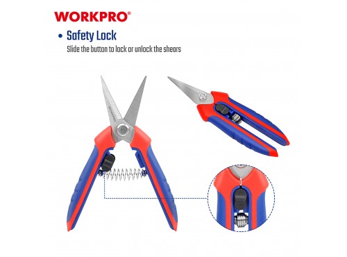 ΨΑΛΙΔΑ ΤΡΥΓΟΥ ΜΥΤΕΡΗ 160mm WP332014 WORKPRO (PROFI) (ΚΑΡΤΕΛΑ)