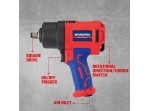 ΑΕΡΟΚΛΕΙΔΟ 1/2'' WP510003 WORKPRO (PROFI)