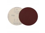 VELCRO ΧΩΡΙΣ ΤΡΥΠΕΣ ΚΟΚΚΙΝΟ Φ125 Ρ 80 (330)