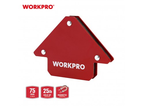 ΜΑΓΝΗΤΗΣ ΗΛΕΚΤΡΟΣΥΓΚΟΛΛΗΤΩΝ. 75mm(3") 4 ΘΕΣΕΩΝ WP232045 WORKPRO (ΚΑΡΤΕΛΑ)