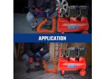 ΑΕΡΟΣΥΜΠΙΕΣΤΗΣ 40L 2x1350W ΕΠΑΓΓΕΛΜΑΤΙΚΟΣ (ΧΑΜΗΛΟΥ ΘΟΡΥΒΟΥ) WP425003 WORKPRO (PROFI)