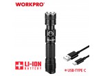 ΦΑΚΟΣ ΕΠΑΝΑΦΟΡΤΙΖΟΜΕΝΟΣ LED (18650,2000mAH) 1200Lm 135m WP351006 WORKPRO