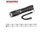 ΦΑΚΟΣ ΕΠΑΝΑΦΟΡΤΙΖΟΜΕΝΟΣ LED (18650,2000mAH) 1200Lm 135m WP351006 WORKPRO
