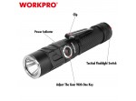 ΦΑΚΟΣ ΕΠΑΝΑΦΟΡΤΙΖΟΜΕΝΟΣ LED (18650,2000mAH) 1100Lm 135m ΣΠΑΣΤΗ ΚΕΦΑΛΗ WP351007 WORKPRO