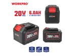 ΜΠΑΤΑΡΙΑ 20V-Li 6.0Ah WP395004 WORKPRO (PROFI)