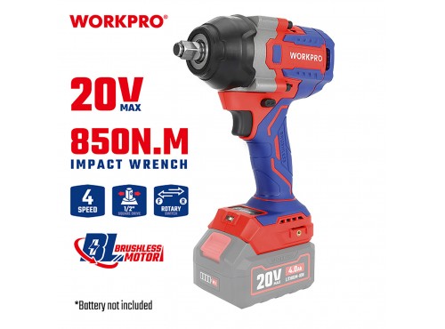 ΕΠΑΝΑΦΟΡΤΙΖΟΜΕΝΟ ΜΠΟΥΛΟΝΟΚΛΕΙΔΟ 20V-Li BL SOLO** WP390213 WORKPRO (PROFI)