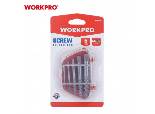 ΕΞΩΛΚΕΙΣ ΦΘΑΡΜΕΝΩΝ ΒΙΔΩΝ ΣΕΤ 5τμχ WORKPRO WP319018