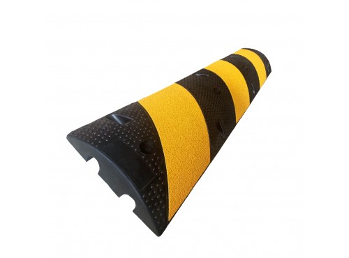 ΣΑΜΑΡΑΚΙΑ ΟΔΟΣΤΡΩΜΑΤΟΣ ΚΑΟΥΤΣΟΥΚ 1200x300x60mm ΜΑΥΡΟ/ΚΙΤΡΙΝΟ ΜΕ ΚΑΝΑΛΙΑ ΚΑΛΩΔΙΩΝ CC-B40
