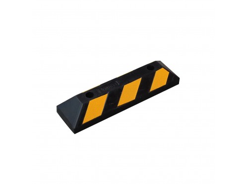 ΣΤΟΠ ΤΡΟΧΩΝ ΑΥΤΟΚΙΝΗΤΩΝ 550x150x100mm ΚΑΟΥΤΣΟΥΚ ΜΑΥΡΟ/ΚΙΤΡΙΝΟ CC-D19