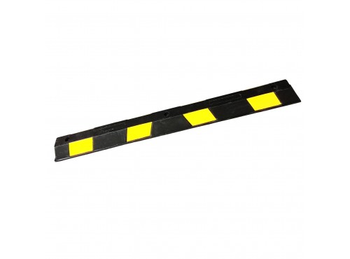 ΣΤΟΠ ΤΡΟΧΩΝ ΑΥΤΟΚΙΝΗΤΩΝ 1650x160x100mm ΚΑΟΥΤΣΟΥΚ ΜΑΥΡΟ/ΚΙΤΡΙΝΟ CC-D29