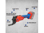 ΠΟΛΥΕΡΓΑΛΕΙΟ ΡΥΘΜΙΖΟΜΕΝΟ 20V-Li BL SOLO** WP393006 WORKPRO (PROFI)